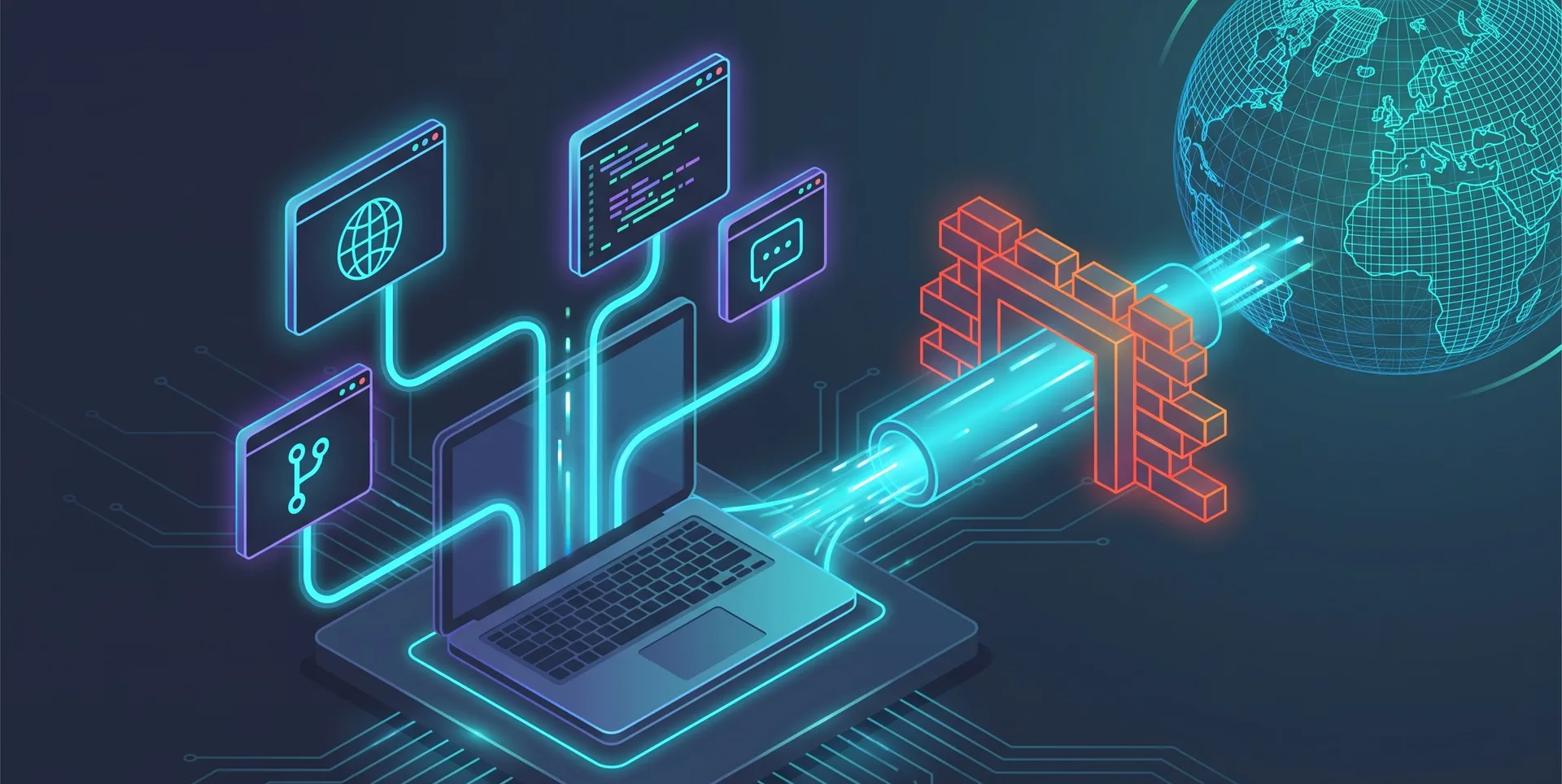 mnnit-proxy hero - all application traffic flowing through one tunnel
