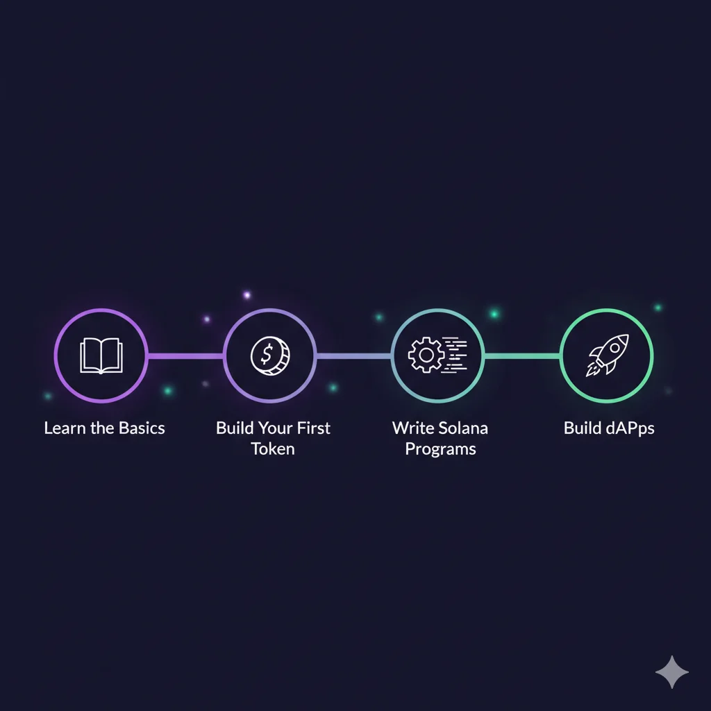 Solana learning roadmap — From basics to building dApps